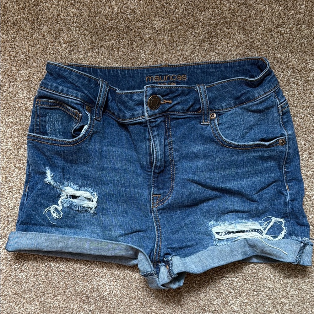 Maurices Blue Denim Women's Shorts